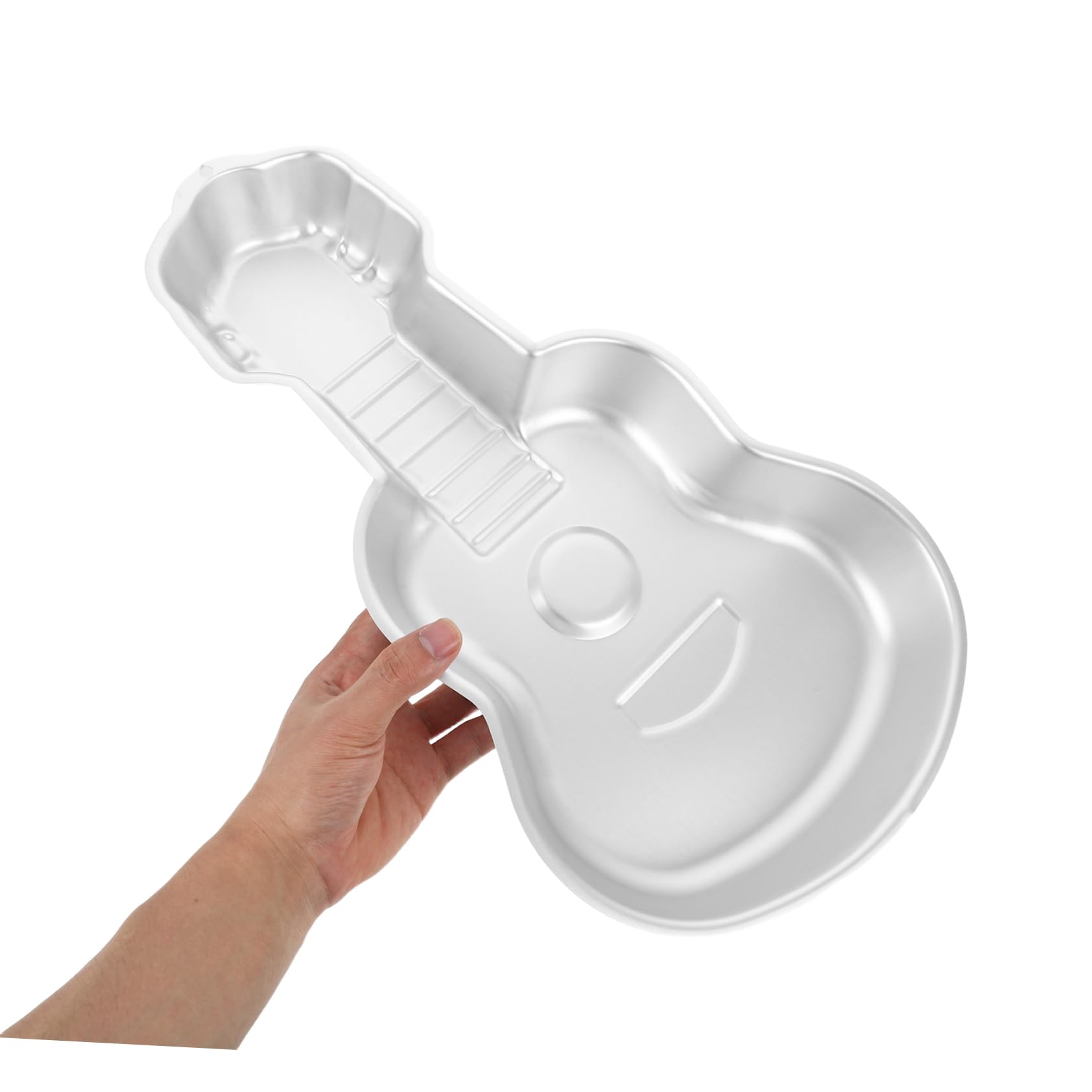 ABOOFAN Moule à gâteau en forme de guitare en aluminium antiadhésif