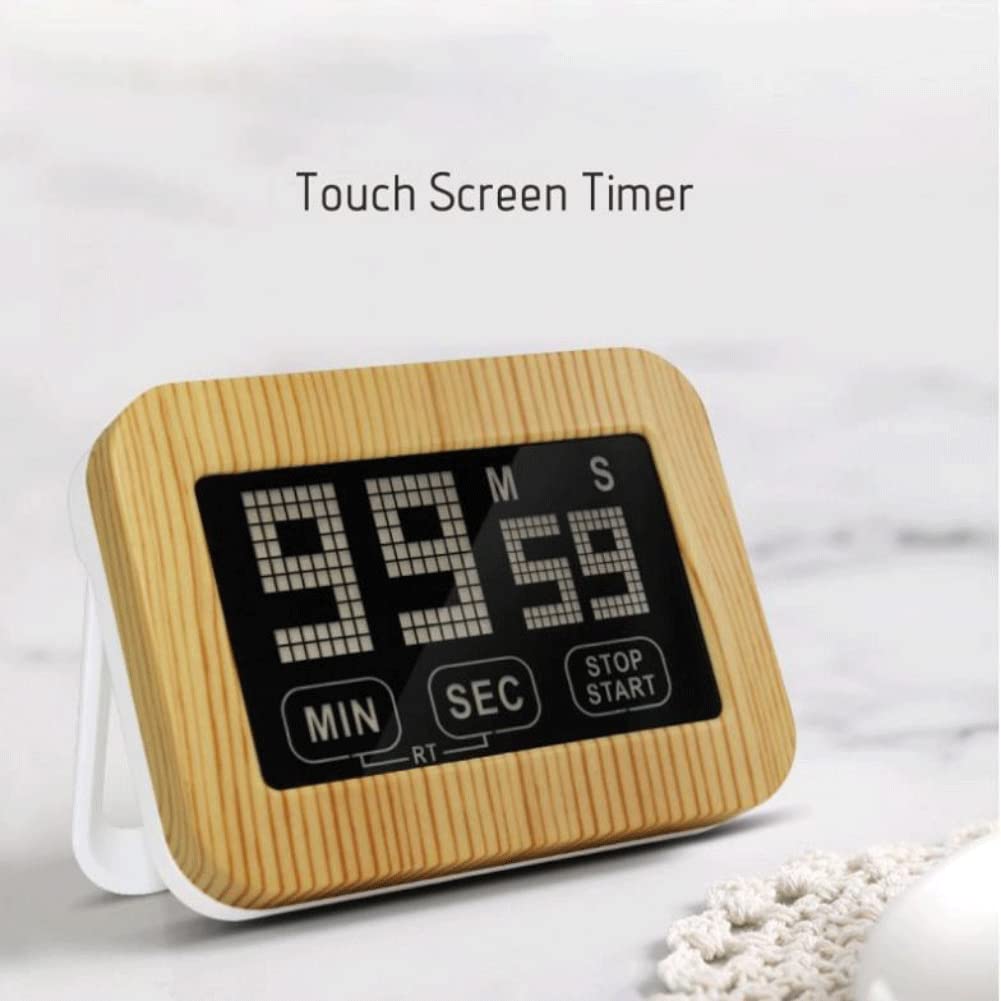 Keukentimer, magnetische lcd-wekker, met groot display en luid alarm
