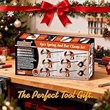 HORUSDY 8-Pack Bar Clamps for Woodworking, 12' and 6' Bar Clamps, Wood Working Clamp Sets, Quick Clamps F Clamp with 150 LBS Load Limit (8-Pack Wood Clamps)