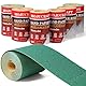 Mojucraft profi schleifpapier rolle，6 Schleifpapierrollen set 60/80/120/150/220/320 Körnung Schleifrollen zum Schleifen von Holz Metall Stahl Edelstahl