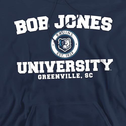 Miniatura 2 de Bob Jones University - Sudadera con capucha y logotipo oficial del círculo unisex para adultos