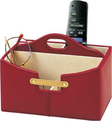 Amazon｜240-251 レザーリモコン&メガネラック R レッド 6417g