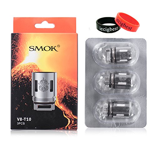 SMOK TFV8 Verdampferköpfe (3er Pack) Größe (V8-T10)
