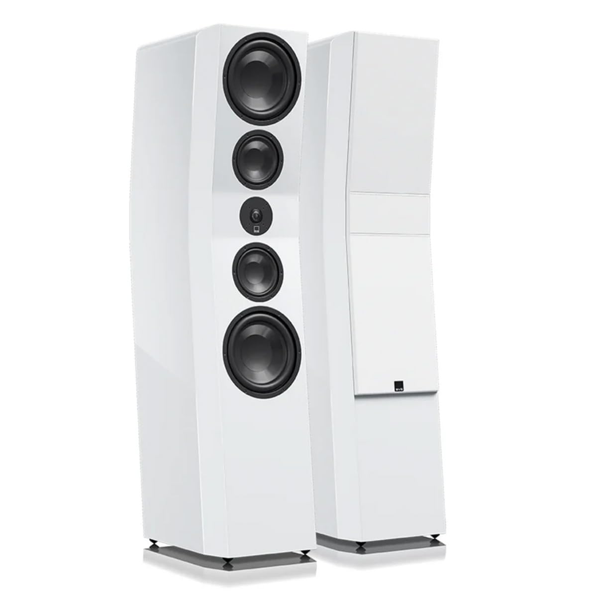 SVS Ultra Evolution Pinnacle Tower Speakers with 8 Inch Quad Woofers - Pair (Piano Gloss White)