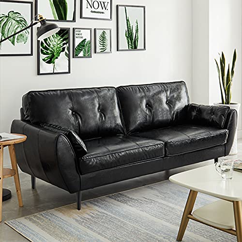 Kyuionty Set Of 4 Furniture Legs 6 Inch, Straight Tapered Leg Matte Black Mid-Century Style Metal Furniture Feet For Cabinet Sofa Couch Table Ottoman Leg #TOP4