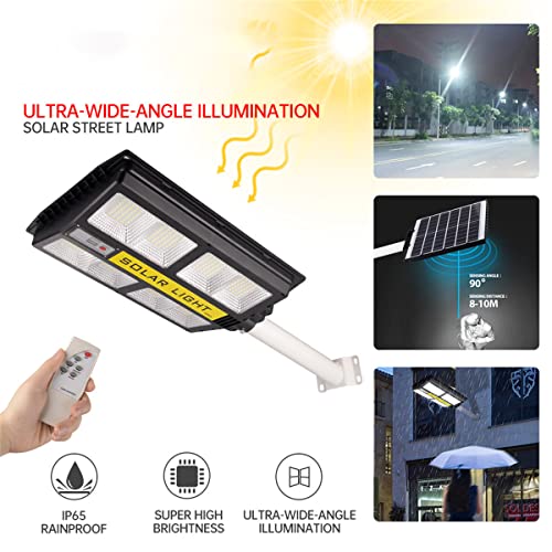 Lampadaire solaire d'extérieur 200W avec 280 LED et télécommande - 3
