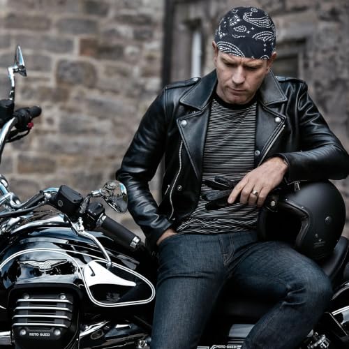Image of DOCILA 4 Pcs Do Rags Skull Caps for Men Bandana Hat Helmet Liner Beanie