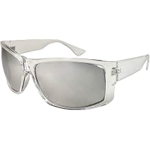 EDGEIWEAR Clear Sports Sunglasses with Color Mirrored Lens 540708CL-REV