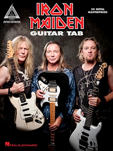 Iron Maiden Gitarren Songbook mit Tabulatur | 25 Metal Masterpieces für E-Gitarre | Heavy Metal Notenbuch für Fortgeschrittene | Gitarrenbuch mit Tabs ... für Gitarre (Guitar Recorded Version)
