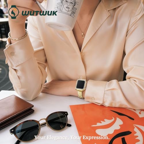 Bracelet Apple Watch 40mm or chic pour le bureau et les soirées - 6