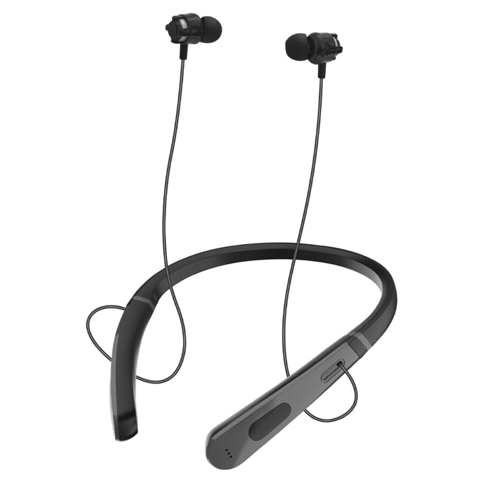 Amplificatore per udito professionale da collo e cuffie Bluetooth in uno; ambiente di amplificazione del rumore più forte, ideale per anziani o persone con problemi di udito