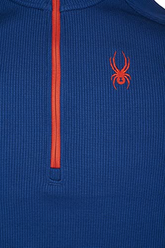 Image of Spyder Men's Standard Outbound Half Zip Mid-Weight Mock Neck Sweater