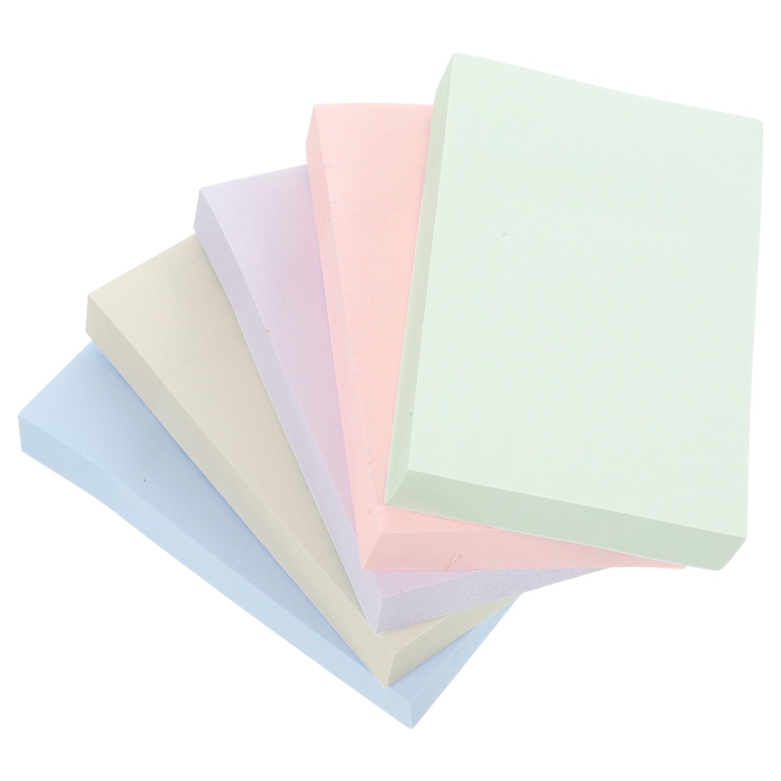 Haftnotizen 10 Stück 7,6 x 5,1 cm gemischte Farben, selbstklebend, niedliches Papier, Memo-Aufkleber, Blöcke