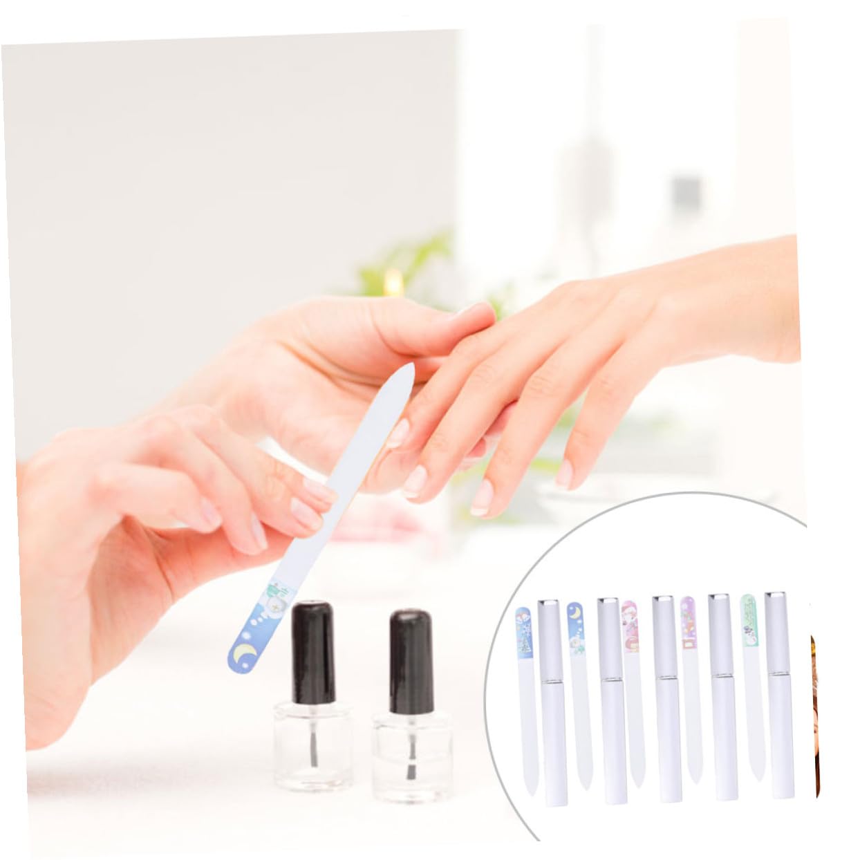 FRCOLOR 30 Stk Puffer Für Nagelfeile Nagelschleifblock Maniküre-pediküre-werkzeug Fingernagelfeilen Für Frauen Nagelpflegefeile Nagelfeilen Und Puffer Urlaub Nagelfeilen Nagelfeile u