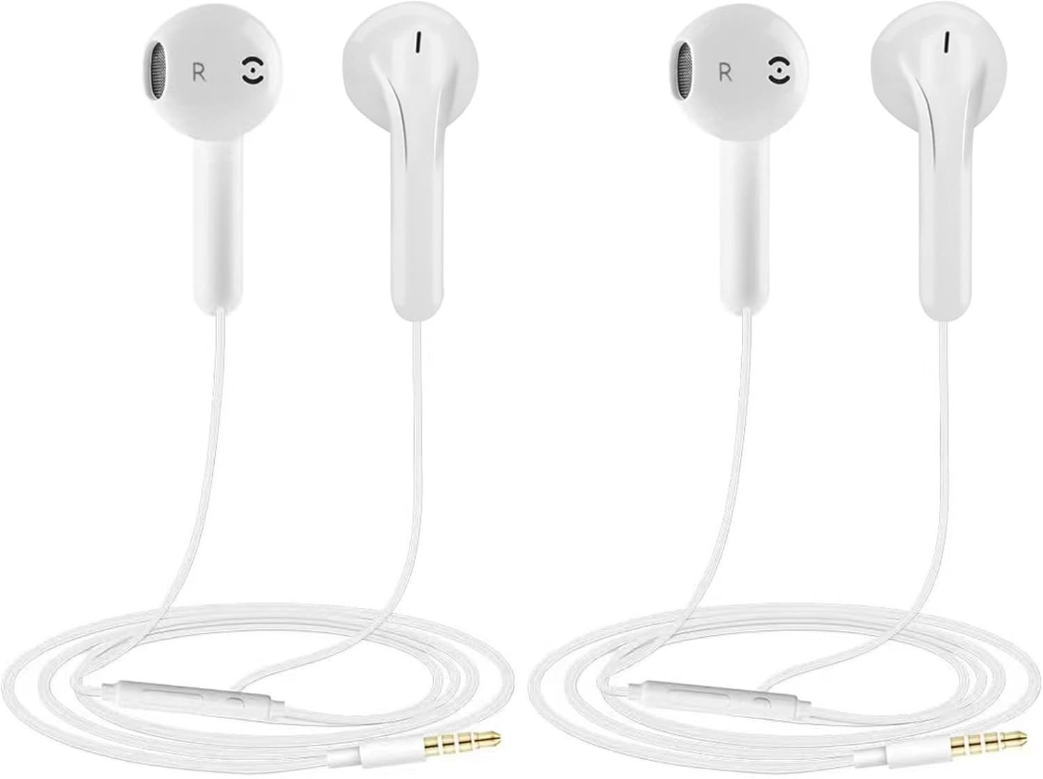2 Pack Earphones,In Ear Headphones,In Ear Wired Earbuds Noise lsolating Headset With Microphone,Comp… 2 Pack Earphones,In Ear Headphones,In Ear Wired Earbuds Noise lsolating Headset With Microphone,Comp…