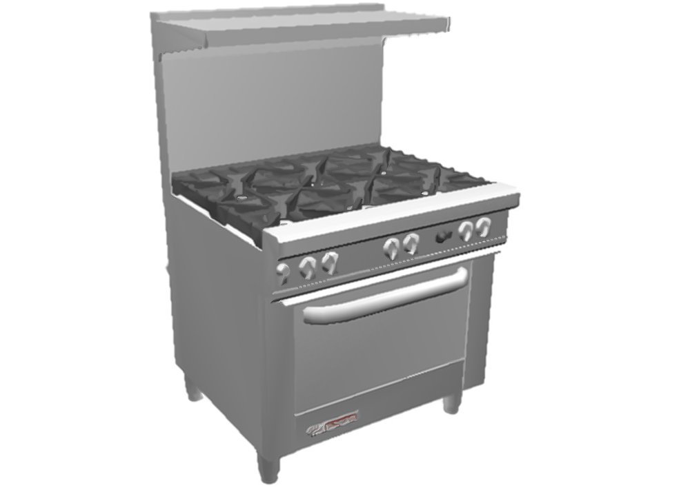 Southbend Range by Imperial – Stainless-Steel, Model S36A