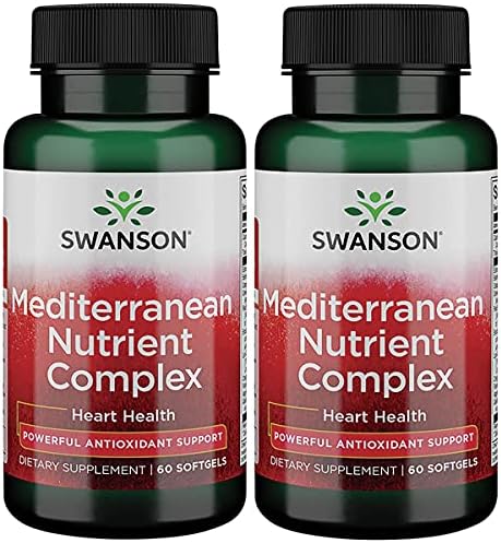 Swanson Mediterranean Nutrient Complex 60 Sgels (2 Pack)