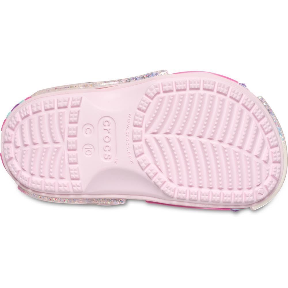 Crocs Classic Star Sparkle Shaker Clog T, Zoccoli Unisex - Bambini e Ragazzi