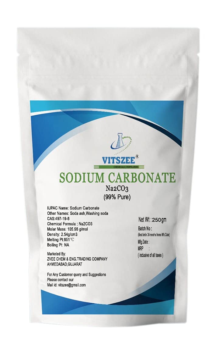 VITSZEE Sodium carbonate 500gm | light Soda ash |