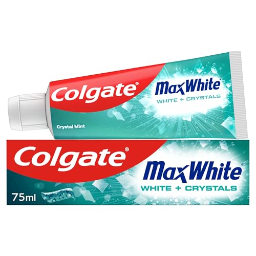 Colgate Max White + Crystals Toothpaste 75ml (Mint)