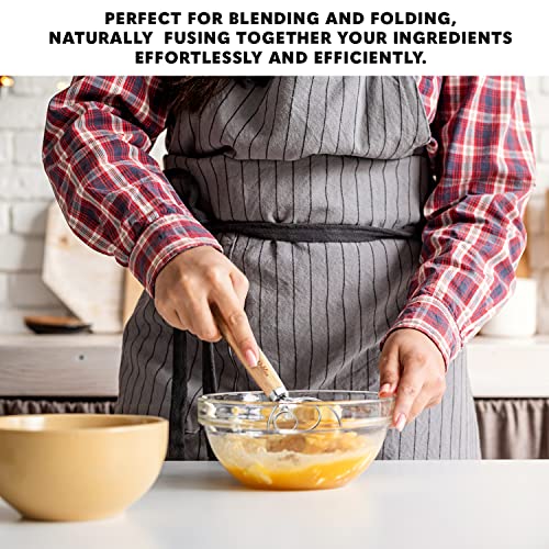 Orblue Deense Deeggarde - Groot - Nederlandse Deeggarde Handmixer voor Brood, Koekjes, Dumplins of Pizzadeeg - Beste Vervanging voor een Mixer en Blender - Bak Gereedschap Ambachtelijke Blender - Image 3