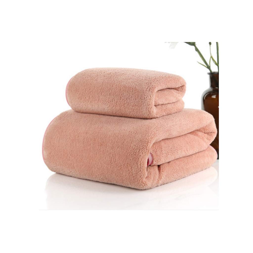 Two-Piece Bath Towel Towel Set for Adult Household Water Absorption Quick-Drying Non-linting Large Bath Towel Towel
