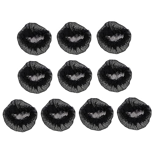 Beaupretty 10 piezas Unidades de Redes Elásticas Invisibles para Moños Mallas para Cabello con Banda Elástica para Sujetar y Fijar Peinados Femeninos