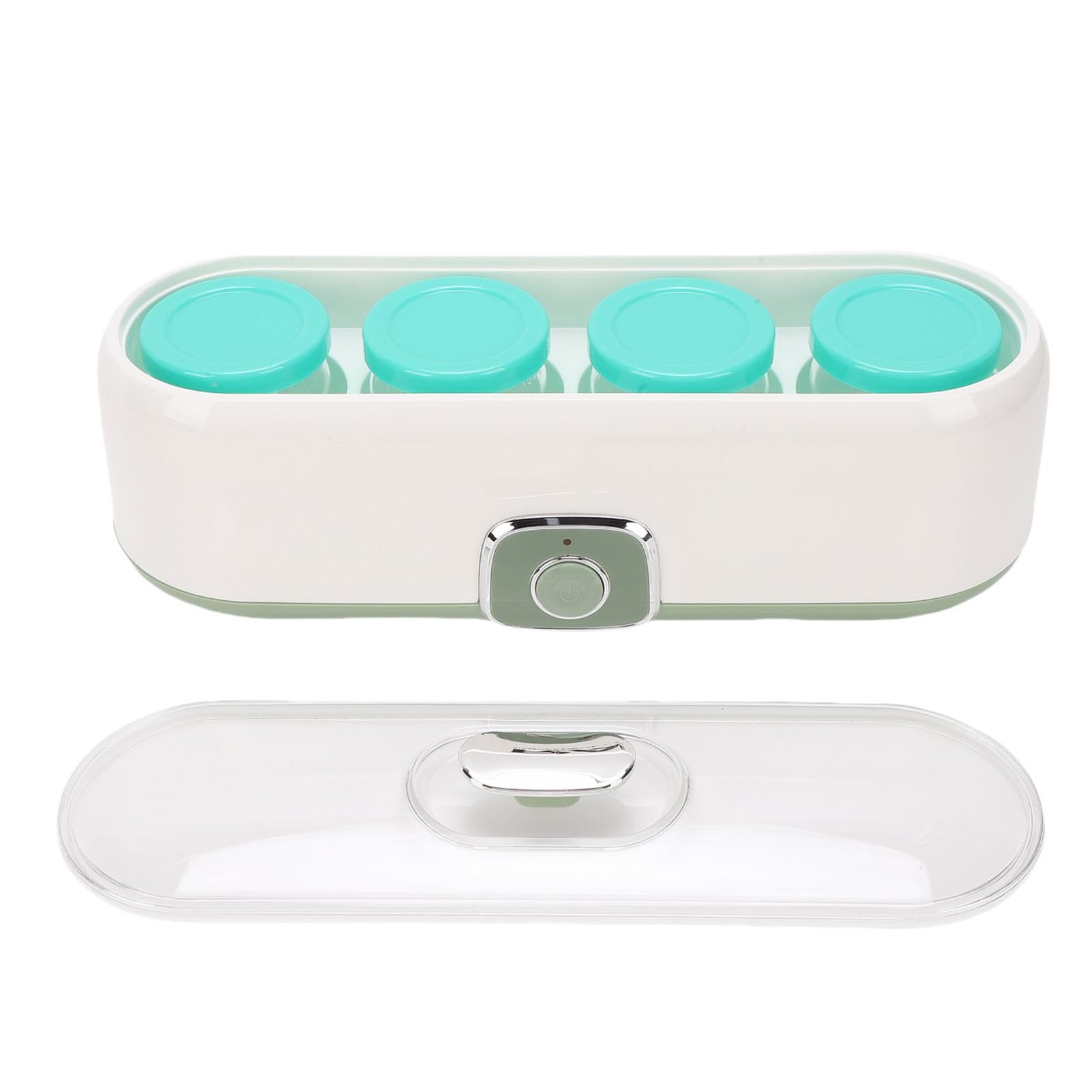 Alomejor Yogurtiera con Funzionamento Automatico Intelligente per Uso Domestico con 4 Vasetti - Ideale per Famiglie Molto Impegnate