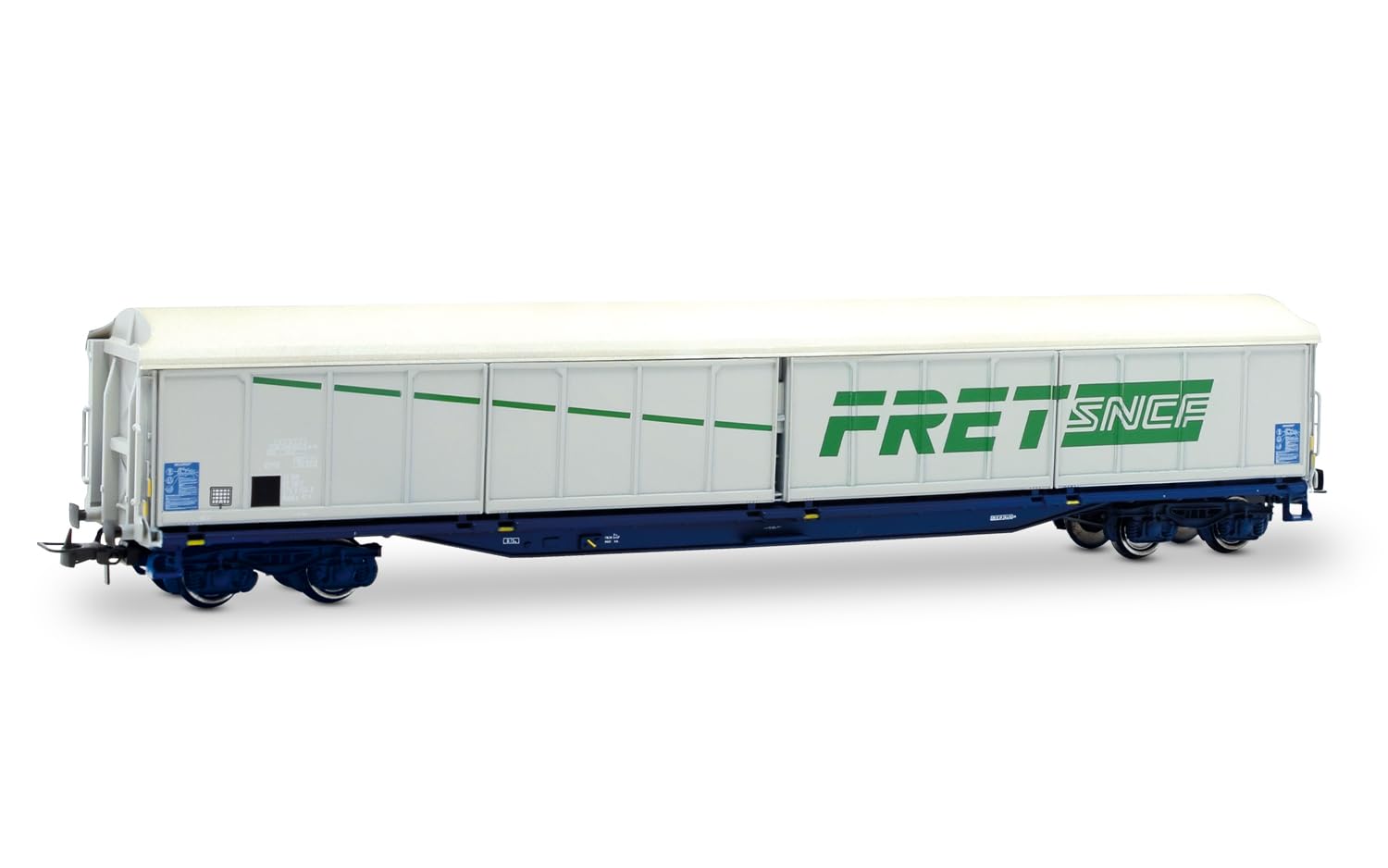 Jouef HJ6301 SNCF, 4-axle sliding-walls wagon type Habis "FRET", ep. V