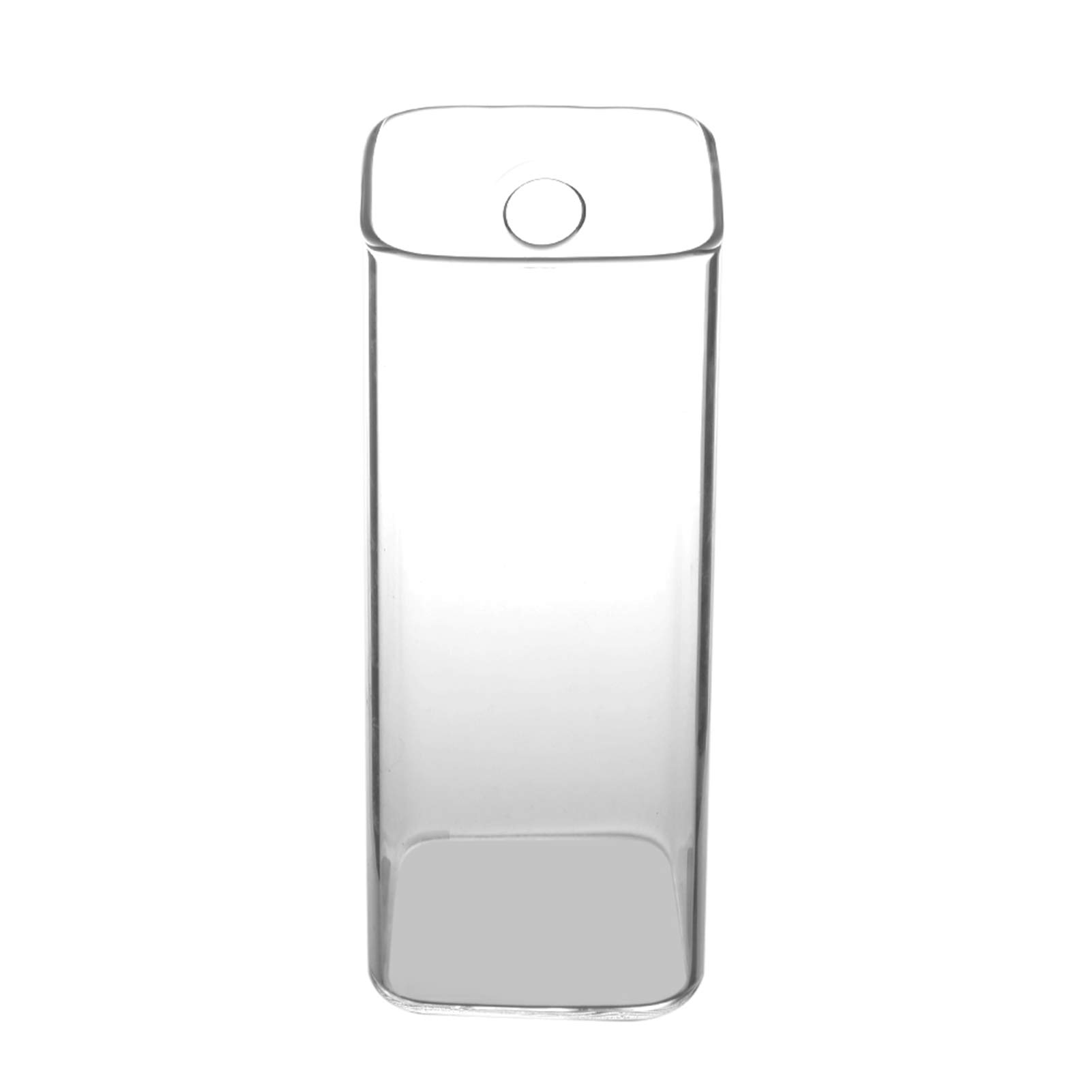 Hztyyier Jarrón de Cristal Colgante de Pared Transparente 6 Adorno de Pared de Jardín para Pared de Patio Trasero para Terrarios Colgantes Pegajosos (Tubular Largo)