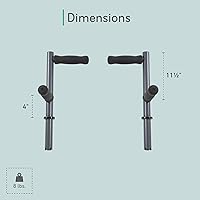 Vista 3 de Balanced Body Rialto Barras de tablón para uso con Rialto Pilates Reformer, soporte de tablón, equipo de entrenamiento de pilates para gimnasio