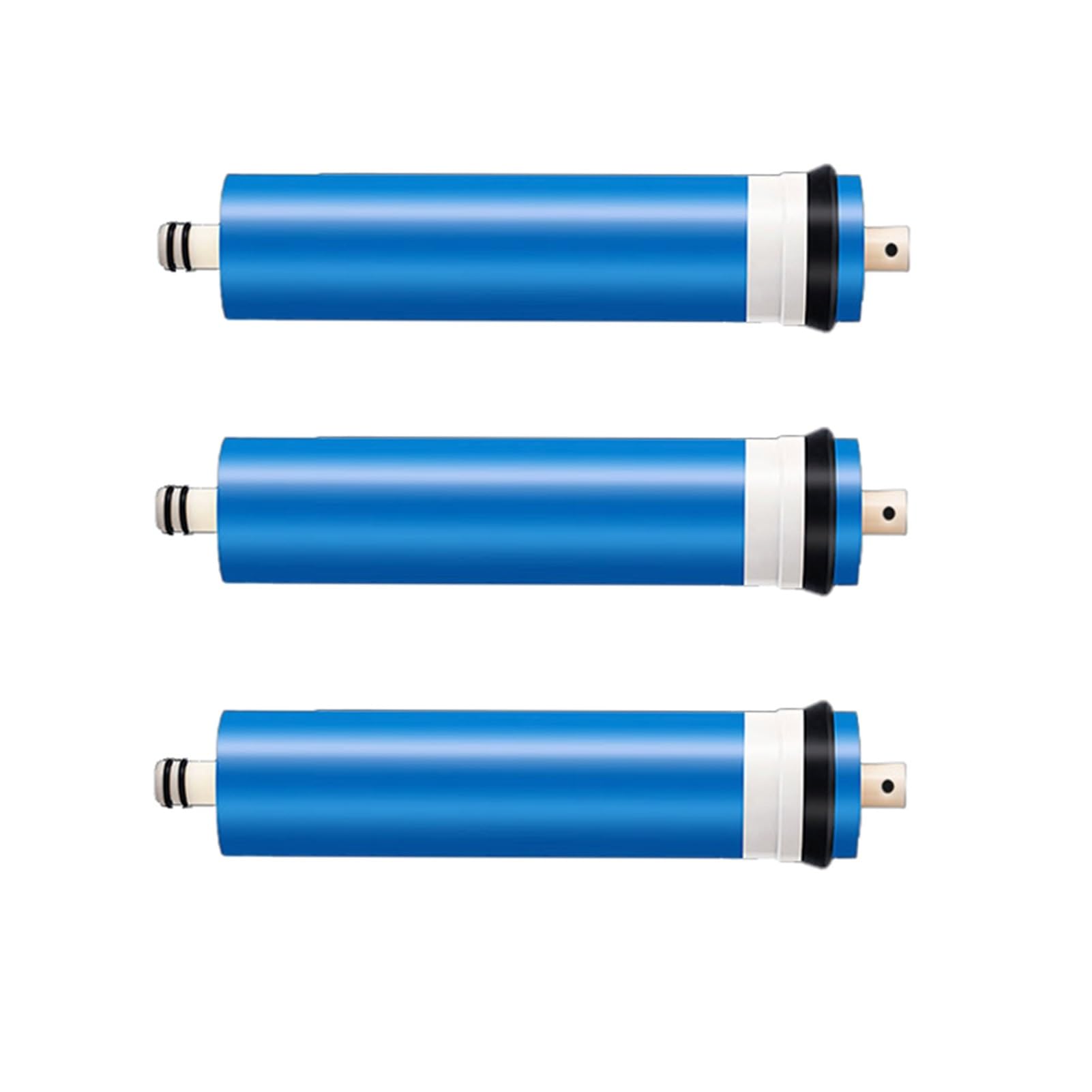 Membrana de ósmosis inversa (RO) corta 256 x 47 mm, 2010-100 GPD, for purificador agua residencial, tratamiento, 3 unidades en el sabor del agua. Fácil instalación