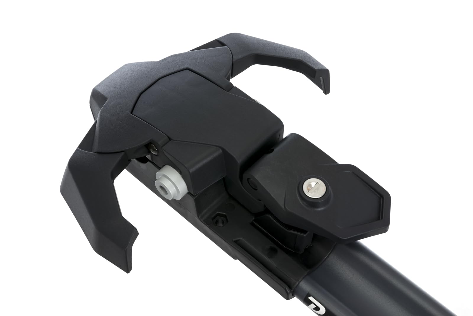 Peruzzo Pure Instinct 711 - Portabici Universale da Tetto, con Attacco a Forcella, Numero Max Bici 1, per Bici da 12" a 29'', Nero