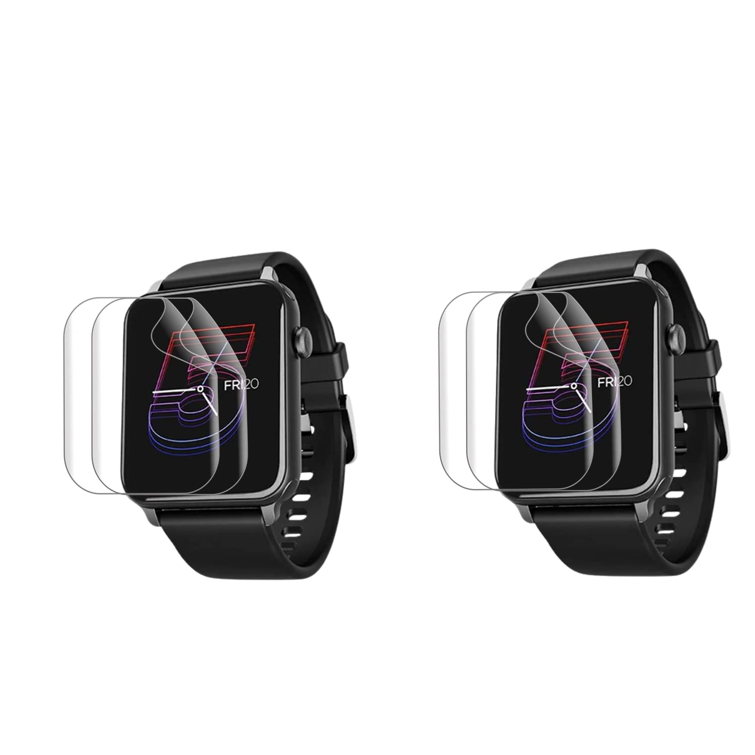 KTCOO [Pack 4 For Boat Wave Call Smart Watch Screen Guard Scratch Guard Full Screen Protector Compatible for Boat Wave Call 1.69" inch- Flexible TPU - HD Clear (Pack of 4) (B0BGPX212S) Amazon Price History, Amazon Price Tracker