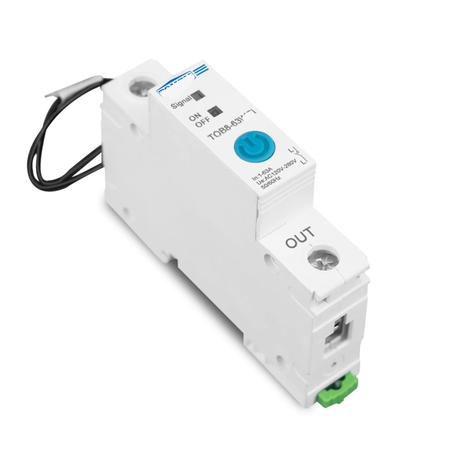 JNVFTCUX Single-Phase Smart Energy Meter kilowatt-Hour metering Monitoring Circuit Breaker Timer Relay 63A