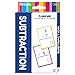 BAZIC Subtraction Flash Cards, Numbers Math Flashcards Game at School Home, Problem Solving for Kids Ages 6+ 1st Grade 2nd Grade (36/Pack), 24-Packs
