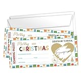 GYNNCRIO Christmas Boarding Pass Gifts Tickets, Fake Scratch-Off Plane Tickets, Colorful Christmas Travel Reveal Surprise Cards For Couple Family, Birthday Valentine's Day Date Gifts, 06