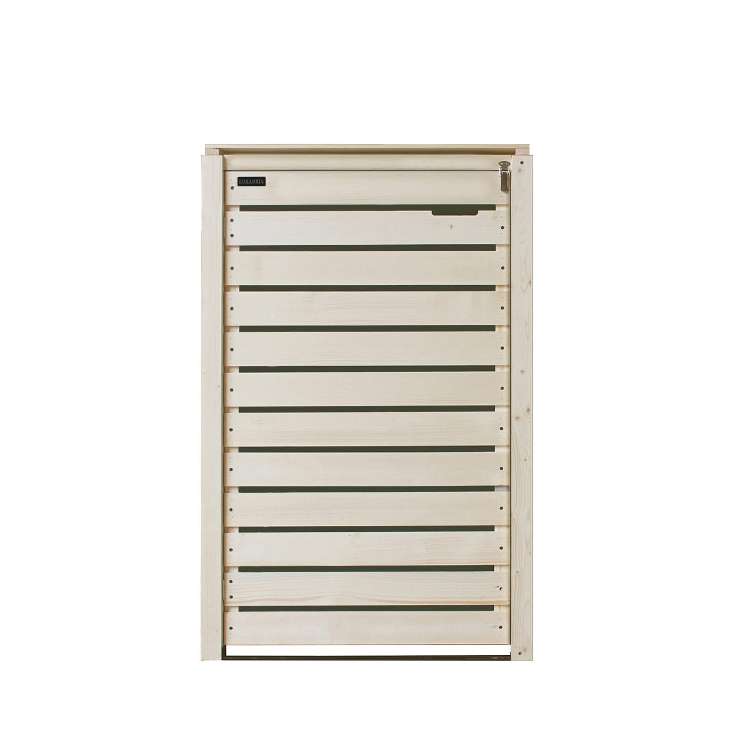 Mod.Hamburg Afvalcontainerbekleding, hout, 240 liter, naturel, met