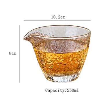 Amazon.co.jp: 中国茶器 玻璃茶海 公道杯 250ml : ホーム＆キッチン