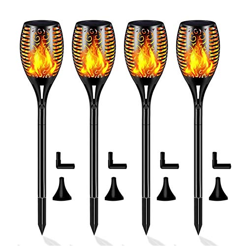 Exclusive Discount 80% Offer Solar Lights Upgraded, Waterproof Flickering Flames Torches Lights Outdoor Solar Spotlights Landscape Decoration Lighting Dusk to Dawn Auto On/Off Security Torch Light for Patio Driveway (4 Pack) Hottest Sale Solar Lights Upgraded, Waterproof Flickering Flames Torches Lights Outdoor Solar Spotlights Landscape Decoration Lighting Dusk to Dawn Auto On/Off Security Torch Light for Patio Driveway (4 Pack)