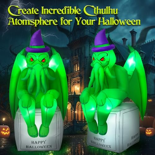 fotako Estatua inflable de Cthulhu de Halloween
