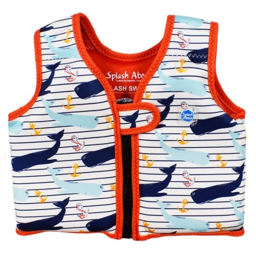 Splash About Go Splash - Chaleco de natación, Moby Dick, 1-2 Años