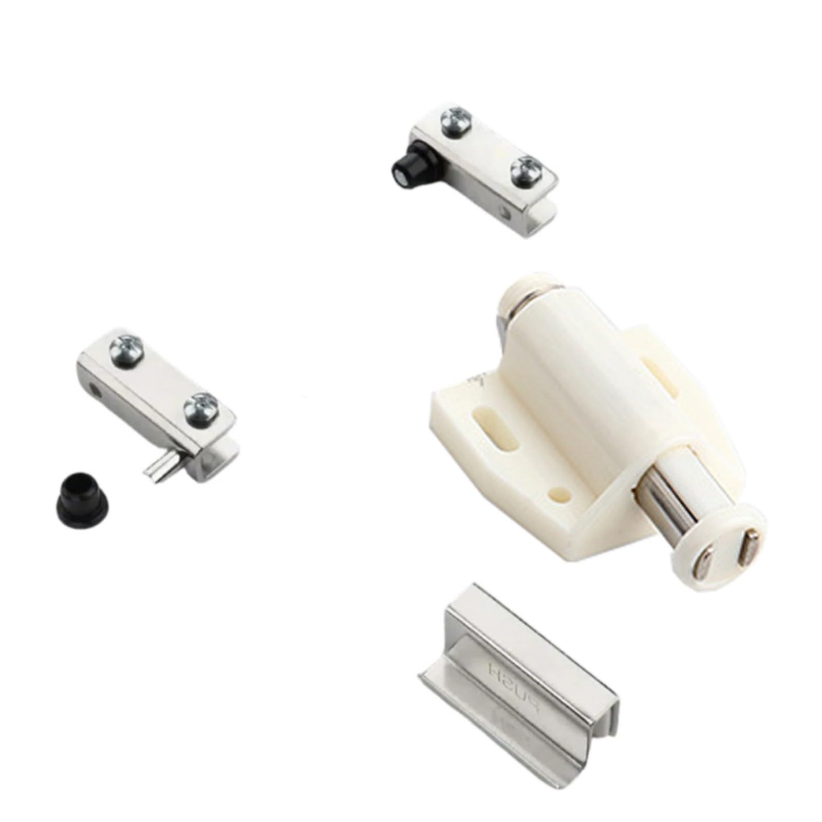 Push to Open Touch Latches Single Head Catches Closures with Clamp Bathroom Cupboard Catches Hardware Furniture Hardware
