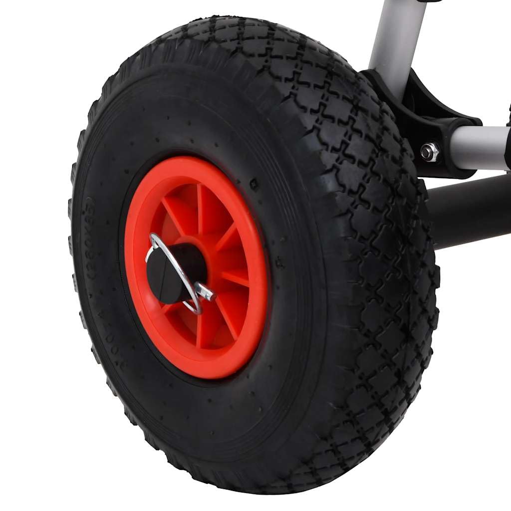 vidaXL 1/2x Chariot pour Kayak Roulant Transport Bateau Canoë Pare-Chocs