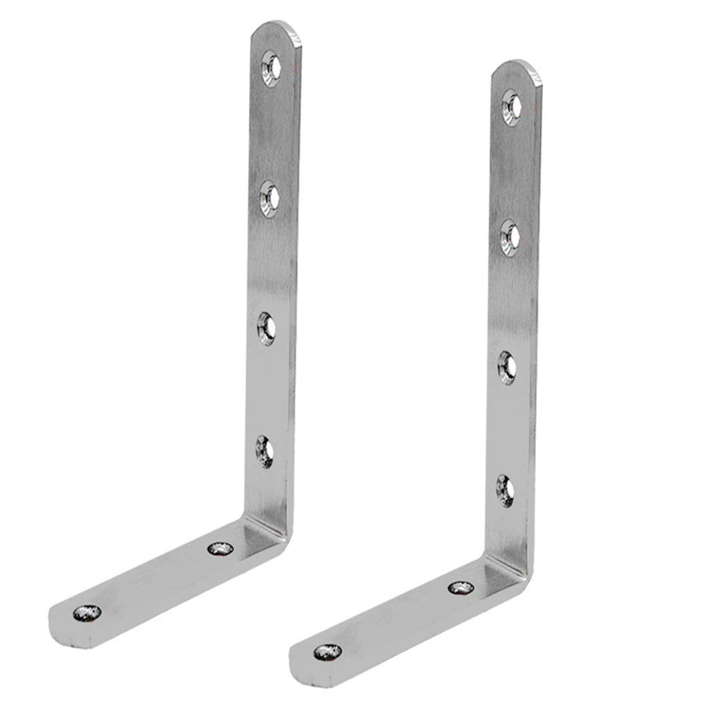 Buy Shelf Bracket Corner Brace, Tiberham 2 Pcs 148 x 93 mm Stainless