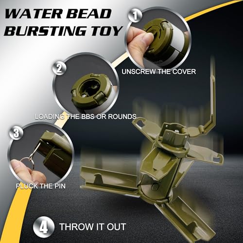 M18 Hand Grenades Toy Dummy CS Plastic Grenade Model Battle Games Tactcial Airsoft Paintball Cosplay Role Play Movie Prop for Age 15+ (M18) - Thumbnail 5