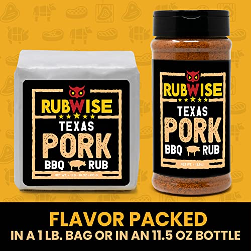 Five Star Seasonings Rubwise Texas Style Bbq Pork Rub (1Lb) | Meat Bbq Rubs And Spices For Smoking And Grilling | Dry Rubs | Pork Rib Rub Seasoning thumb #2