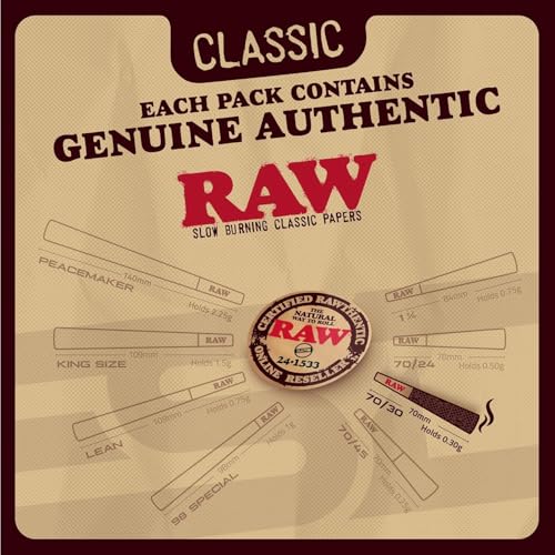 Image of RAW Mini Dogwalker Pre-Rolled Cones 70 /30 Single Size - 20 Pack - Slow Burning - Rolling Papers - Shorter Than 1 1 /4 - Special Edition