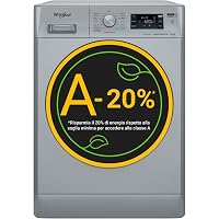 Whirlpool FFB 108 SILVER IT - Lavatrice 10 kg Libera Installazione