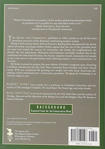The Quest for Community: A Study in the Ethics of Order and Freedom (Background: Essential Texts for the Conservative Mind) - Image 2